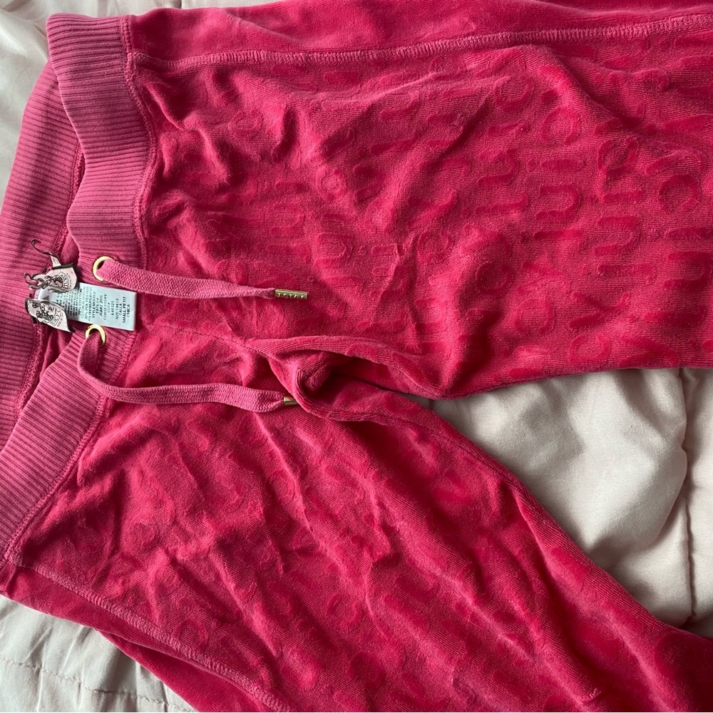 Pink juicy track pants